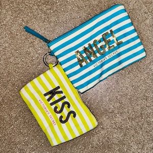 Victoria Secret Two pack zip up small bags